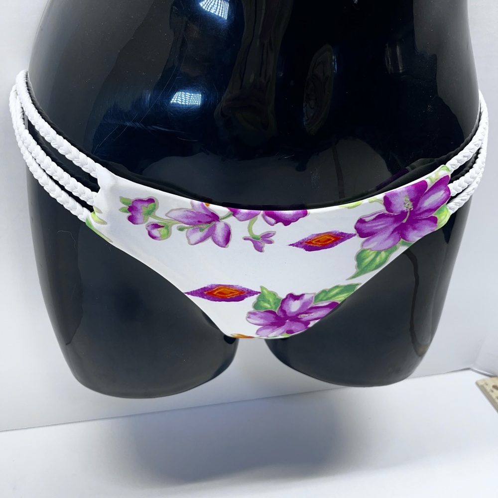 Frankie's Bikinis Floral White Bikini Set - Picture 5 of 16
